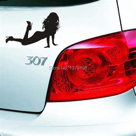 Buy Funny Car Styling Sexy Girl Lady Car Sticker Decal For Tesla Ford Chevrolet