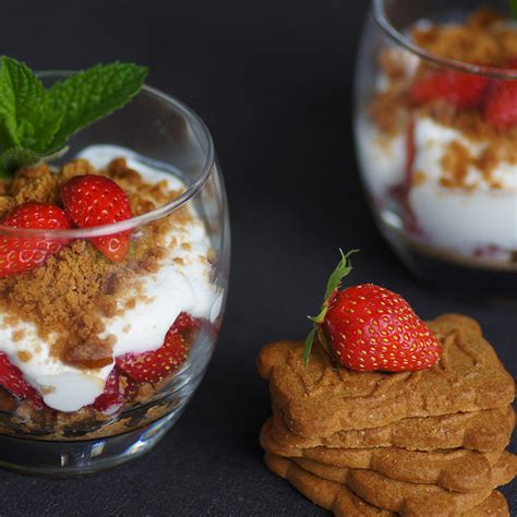 Recette Dessert spéculoos fraises façon tiramisu