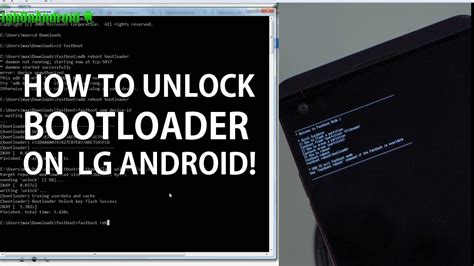 How To Unlock Bootloader On Lg Android Android Root 101 1b Youtube