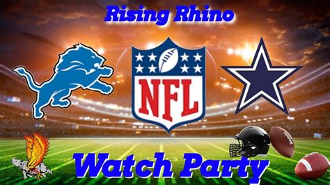 Detroit Lions Vs Dallas Cowboys WATCH PARTY and - One News Page VIDEO