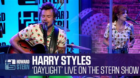 Harry Styles “Daylight” Live on the Stern Show Chords - Chordify