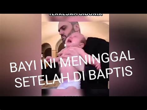 Baptisan Ter Gila Di Dunia Ber Ujung Maot Viral Kan Https Youtu Be