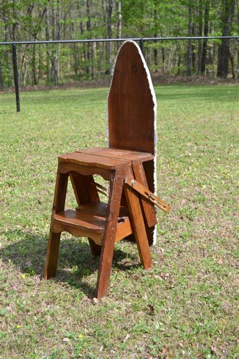 Step Stool Ironing Board Chair Plans