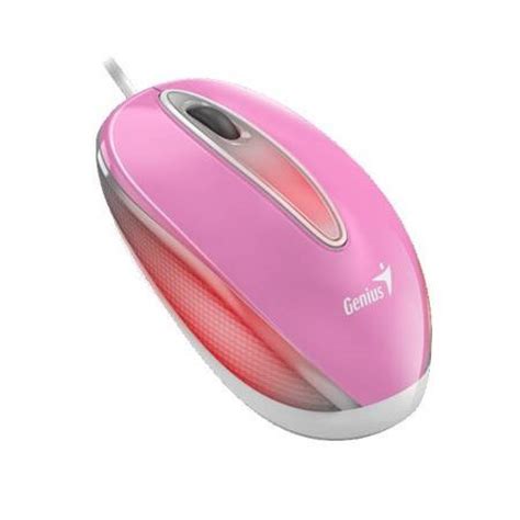 Mouse Genius Dx Mini USB Optico RGB Rosado