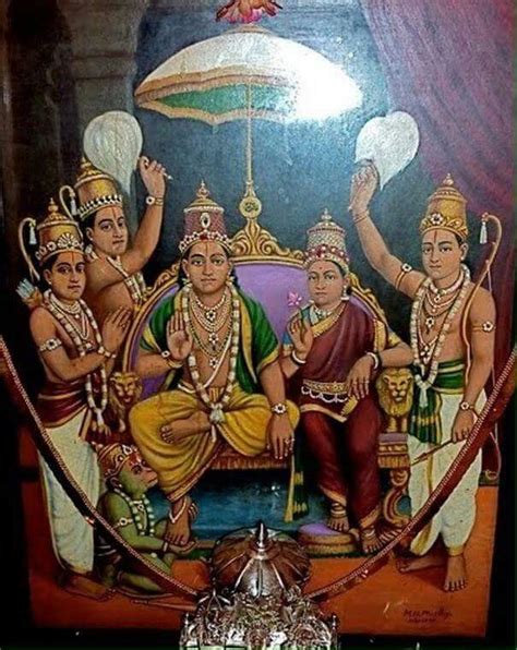 Pin By Viji Chidam On Ram Durbar Hindu Art Mysore Painting Indian Gods