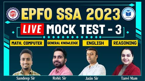 Epfo Ssa Mock Test Civilstap Youtube