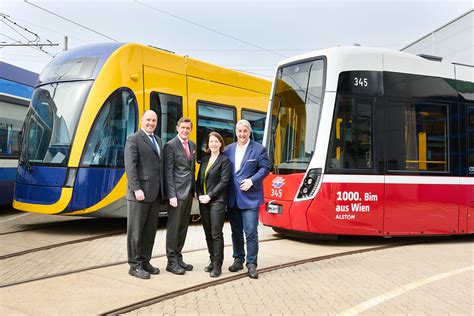 Vienna and Alstom celebrate tram production milestone