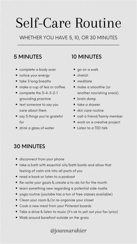 selfcare routine  tuong nhat ky phat trien ban
