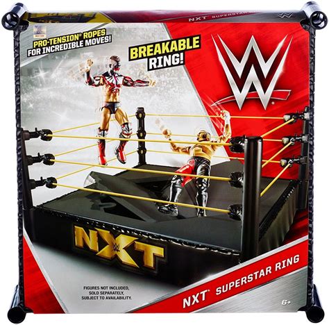 WWE Wrestling NXT Superstar Ring Breakable Mattel Toys - ToyWiz