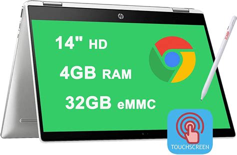 HP Chromebook X360 14 Celeron N4000 UHD Graphics 600 14 0 HD