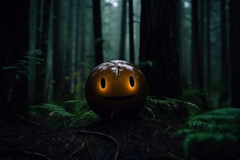 Premium Ai Image 3d Emoji Advocating Climate Action In A Forest Setting