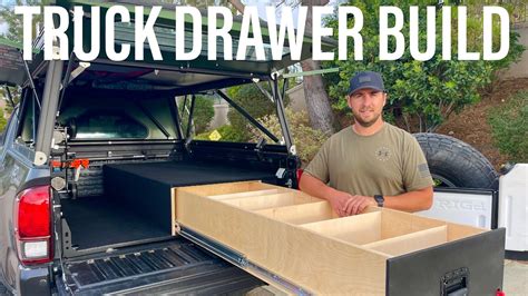 DIY Truck Bed Drawer System For Overland Tacoma With GFC Camper YouTube