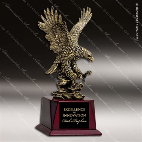 Gold Eagle Sculpture Trophy Awards