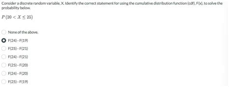 Answered Consider A Discrete Random Variable X  Bartleby