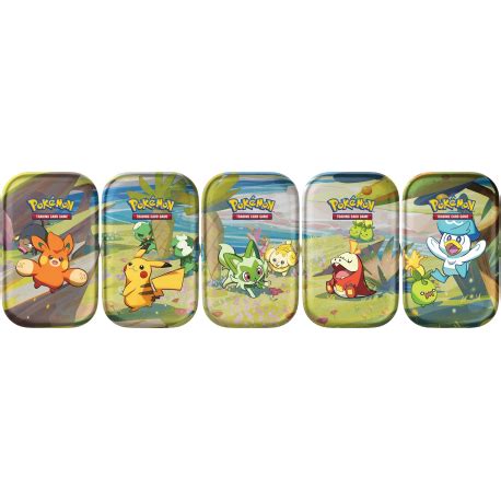 Pokemon Paldea Friends Mini Tin Set 5 Mini Tins The Mana Shop