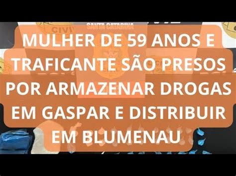 Mulher de 59 anos e traficante são presos por armazenar drogas em