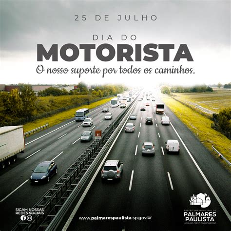 De Julho Dia Do Motorista