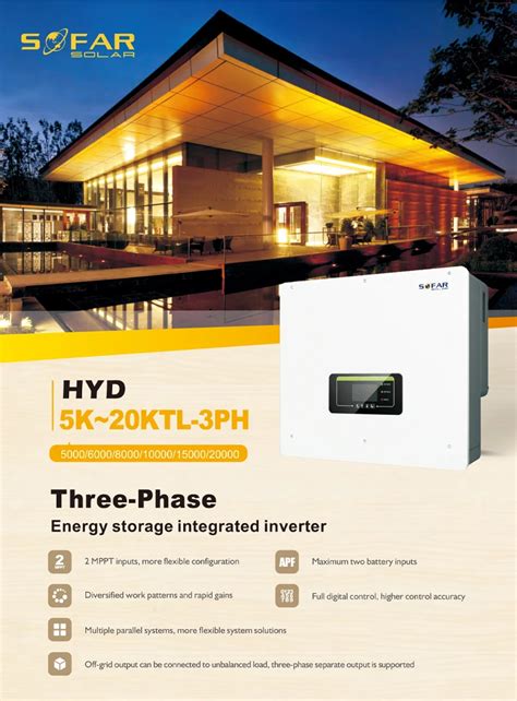 Hyd K Ktl Ph Kw Kw Kw Kw Kw Kw Hybrid Sofar Inverter Mppt