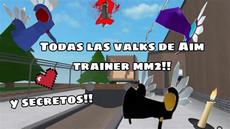 Consigue Todas Las Valks De Aim Trainer Del Mm2 Y Algunos Secretos 😱