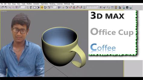 How To Model A Office Coffee Cup In 3ds Max Beginner Autodesk 3dsmax