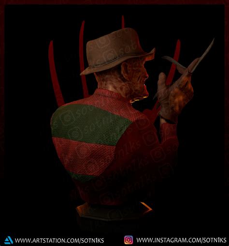 Freddy Krueger 3d Model 3d Printable Cgtrader