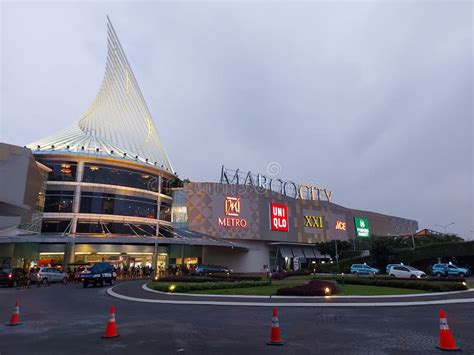 Front View of Margo City Mall in Depok City. One of the Modern Shopping Centers in the City of ...