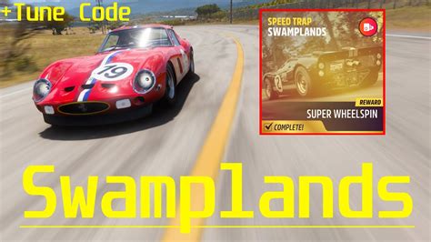 Swamplands Speed Trap Classic Racers A800 Tune Code Forza Horizon 5