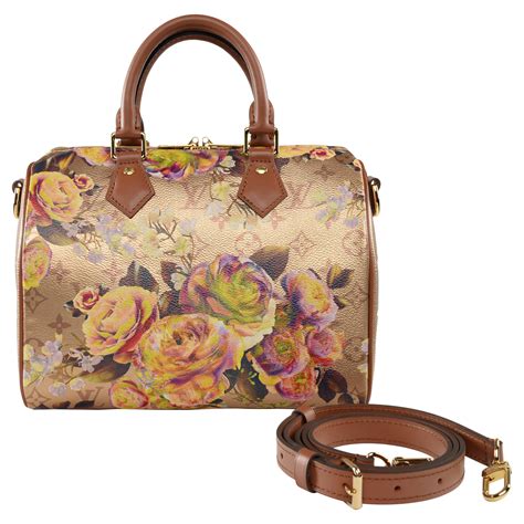 Louis Vuitton Speedy Bandoulière 25 Floral Limited Edition at 1stDibs