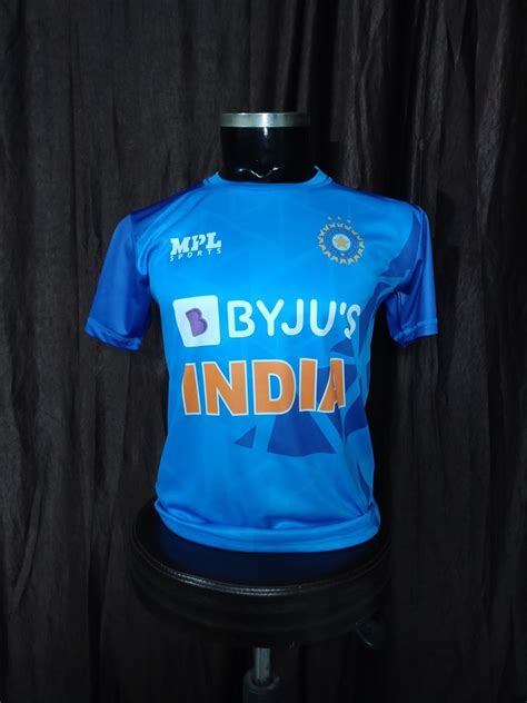 Polyester Indian Cricket Team Jersey Blue At Rs 230 Piece In New Delhi