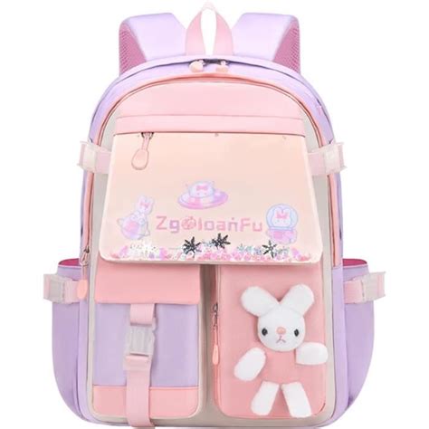 Sac D École Pour Enfants Kawaii Sac À Dos Imperméable Léger De Grande