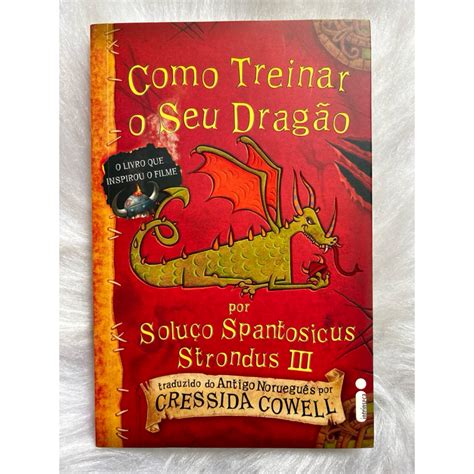 Livro Como treinar o seu dragão Cressida Cowell Shopee Brasil