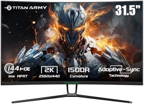 Amazon Titan Army Curved Gaming Monitor K P Hz