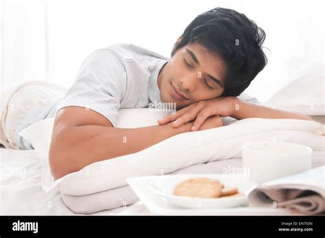 Indian Man Sleeping In Bed Hi Res Stock Photography And Images Alamy