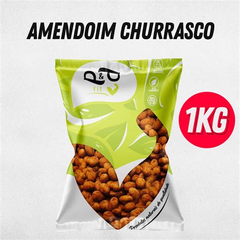 Amendoim Crocante Churrasco P P FIT Shopee Brasil