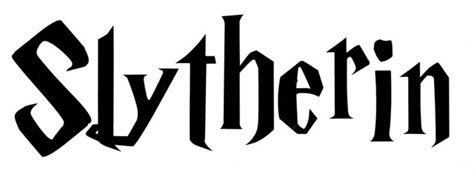 harry potter slytherin house  text cut vinyl wall art sticker