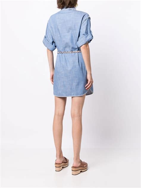 ZIMMERMANN Laurel Mini Shirt Dress Farfetch