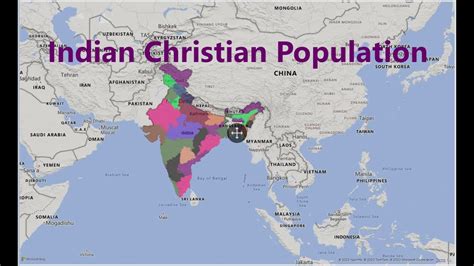 Christian Population In India By States Percentage Wise 2023 Indian Christian Population Map