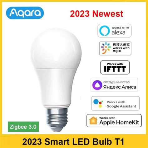 Aqara Smart LED Bulb T1 Zigbee 3 0 E27 2700K 6500K 220 240V APP Lampu