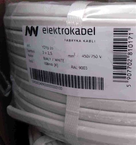 Przew D Kabel Ydy Ydyp X Mb Polski Nowy Elektrokabel Legnica