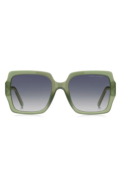 Marc Jacobs 55mm Gradient Square Sunglasses In Blue Lyst