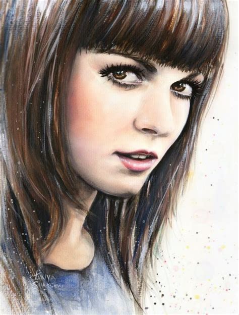 Watercolor Portrait Paintings by Russian Artist "Tanya Shatseva" - Fine ...