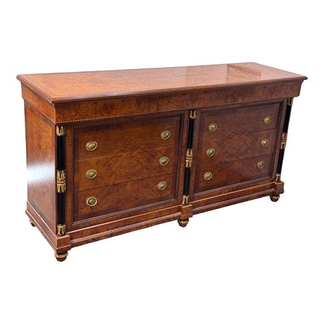 Francesco Molon New Empire Classic Six Drawer Novelty Dresser | Chairish