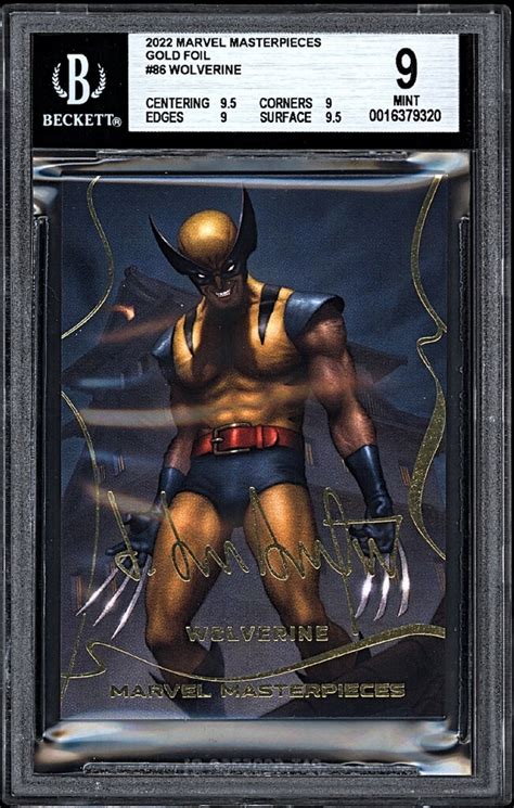 2022 Marvel Masterpieces Gold Foil Tier 4 86 Wolverine BG Flickr