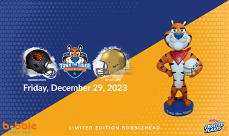 Tony the Tiger Sun Bowl Bobblehead, Kellogg's Frosted Flakes – Bobbletopia