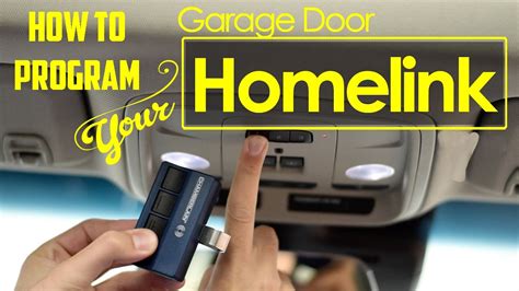 How To Program Universal Home Remote Aka Homelink Garage Door Opener In Your Vehicle Youtube