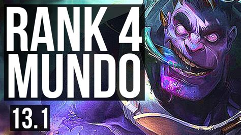 DR MUNDO Vs DRAVEN TOP Rank 4 Mundo 2 1 9 KR Grandmaster 13 1