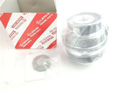 Genuine Toyota Oil Filter Housing Cap Assembly With Plug 15620 31060