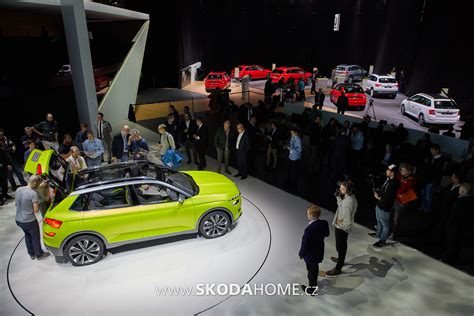 ŠKODA VISION X na autosalonu v Ženevě 2018 ve fotografii SKODAHOME cz