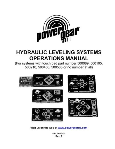 Power Gear Hydraulic Leveling System Robemoms