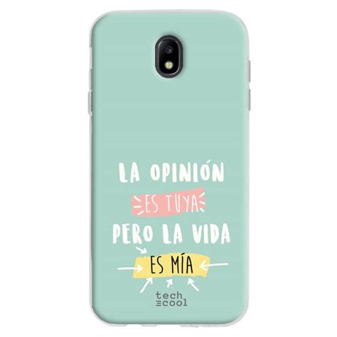 Techcool Capa Para Samsung Galaxy J L Capa Silicone Phrase